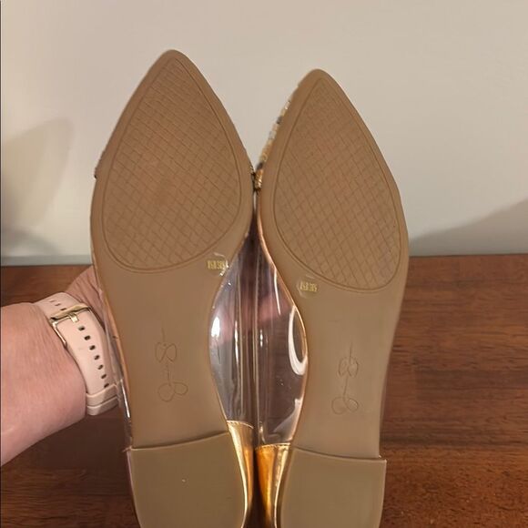 Jessica Simpson Gold and Silver Heels - Picture 4 of 10